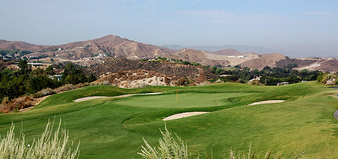 Robinson Ranch Golf Club Mountain Course In Santa Clarita California 