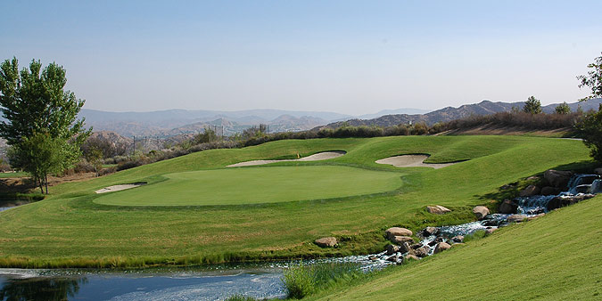 Robinson Ranch Golf Club Mountain Course In Santa Clarita California 